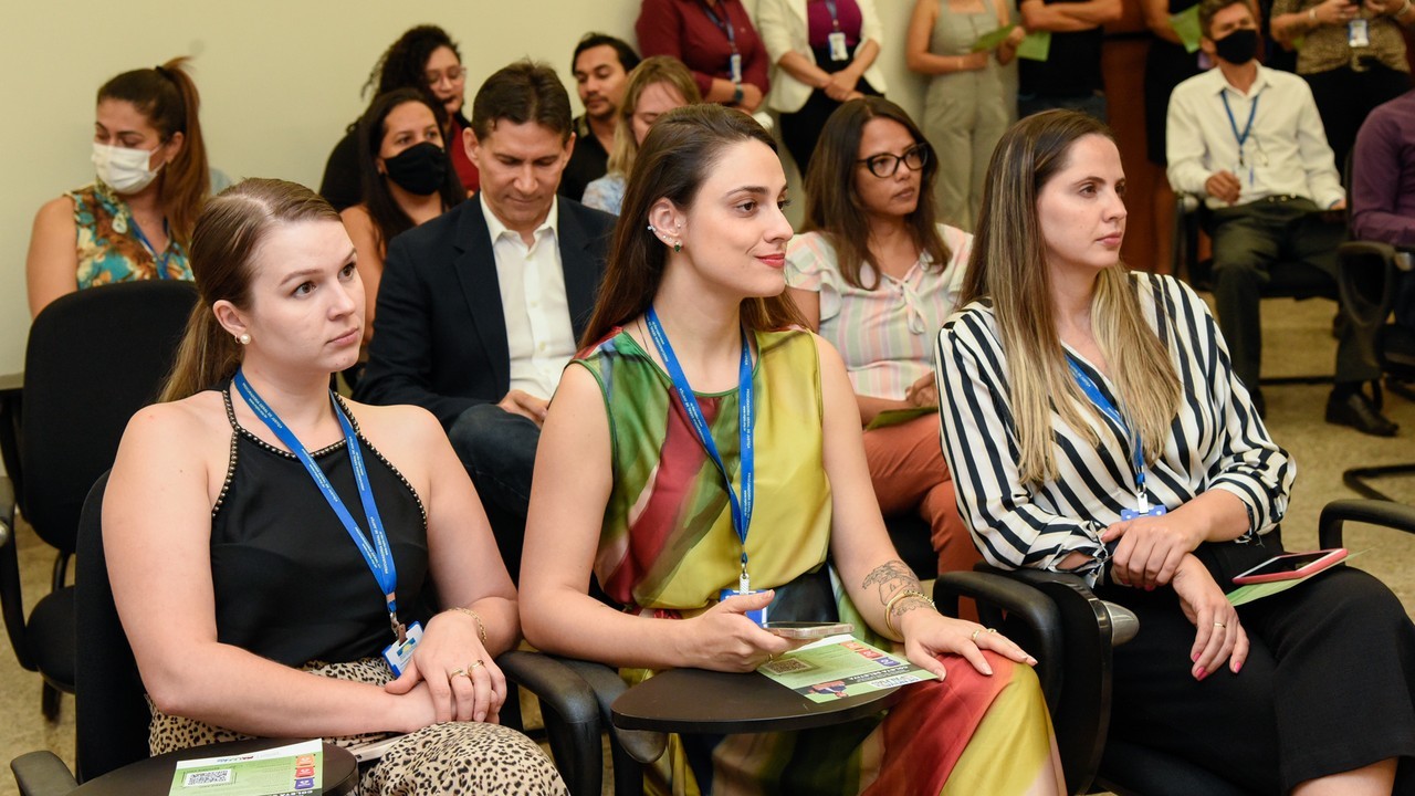 Servidores do MPTO, durante palestra