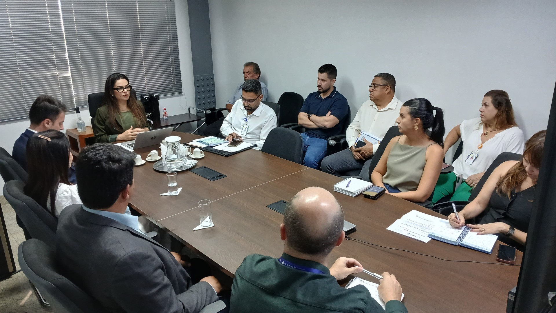 Reunião contou com presença de integrantes do Conselho de Secretários Municipais de Saúde, da Secretaria Estadual da Saúde, da Controladoria-Geral do Estado e da Defensoria Pública