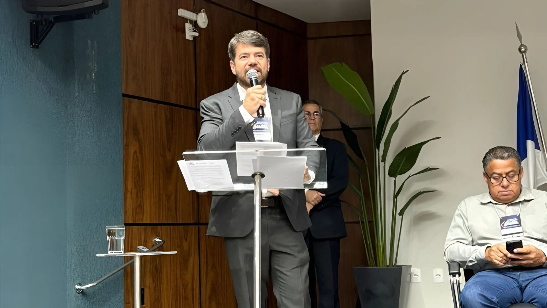 Promotor de Justiça Thiago Vilela participou do evento