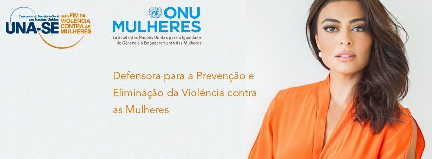 Juliana Paes e ONU Mulheres iniciam contagem regressiva pelos dez anos da Lei Maria da Penha