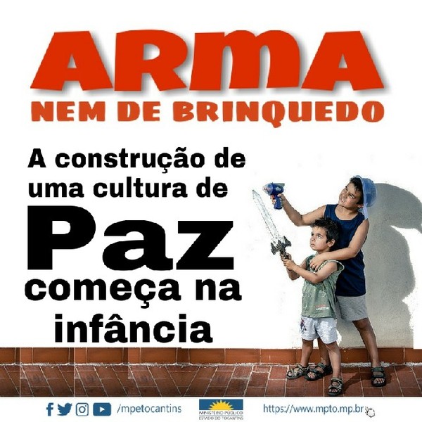 Arma nem de brinquedo!