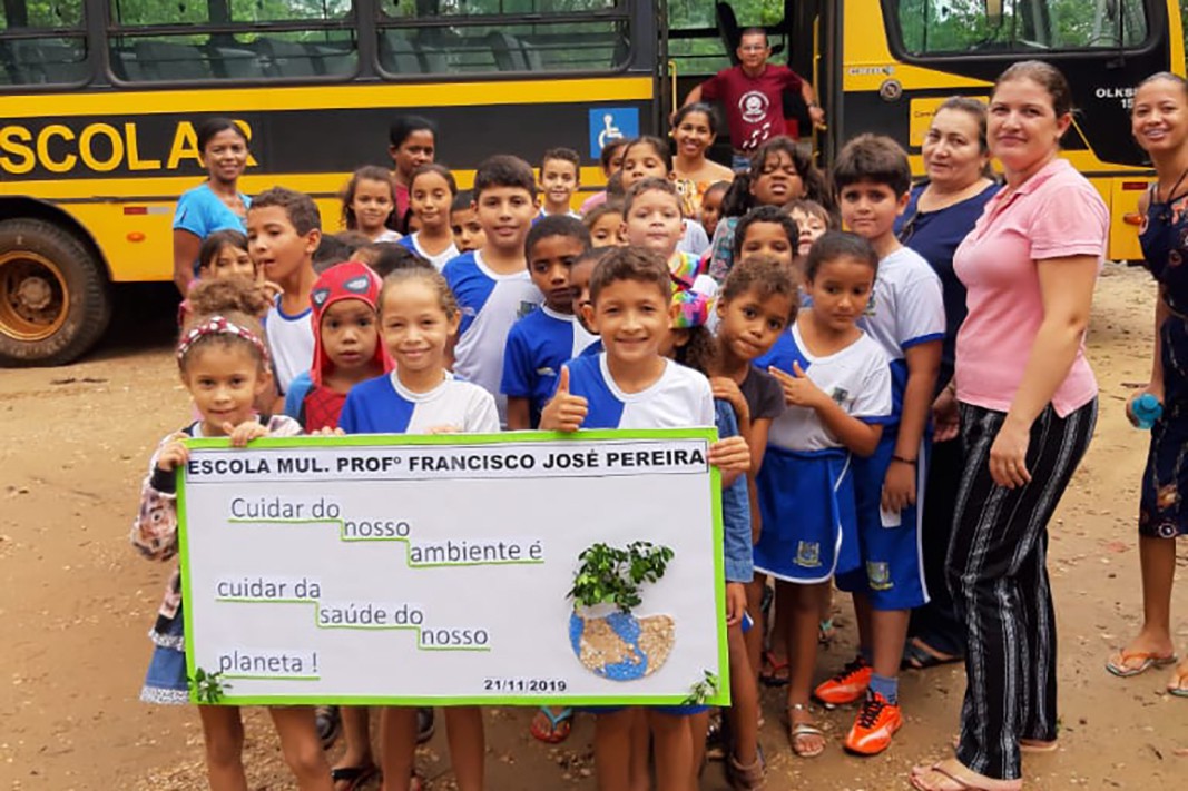 Alunos de escolas publicas de Arapoema e Pau D\'Arco participam da ação