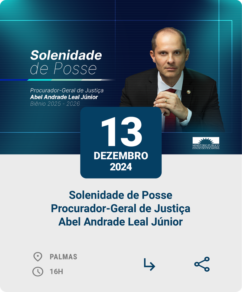 Posse Abe. Programado. Data final 12/11