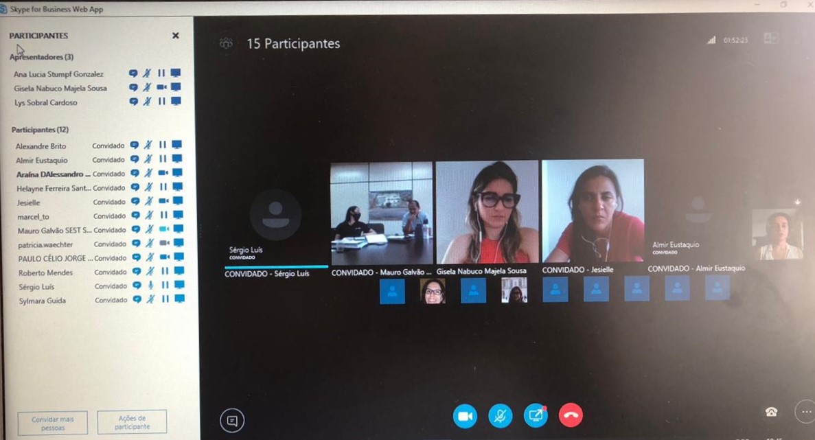 Reunião por videoconferência ocorreu nesta segunda-feira