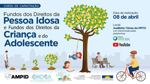 O curso acontecerá no dia 8 de abril, das 14h às 17h50, na modalidade presencial, no auditório da Procuradoria-Geral de Justiça, e de forma remota, por meio do EadCesaf