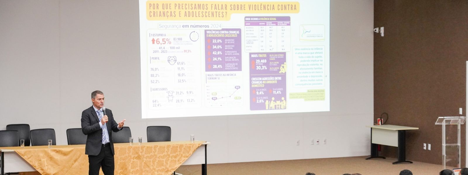 Palestra Rede de Atendimento Criança Adolescente Vítima ou Testemunha de Violência