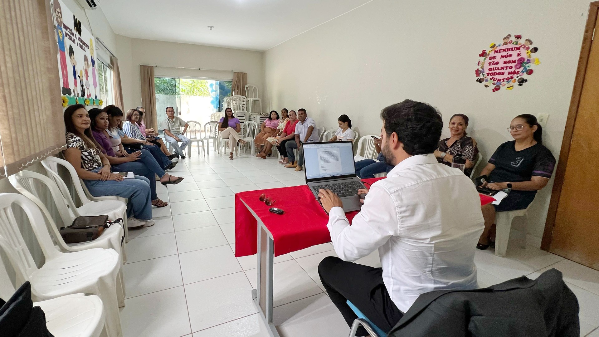 A cidade de Novo Alegre também foi sede de encontro entre representantes do Ministério Público e do Conselho Tutelar