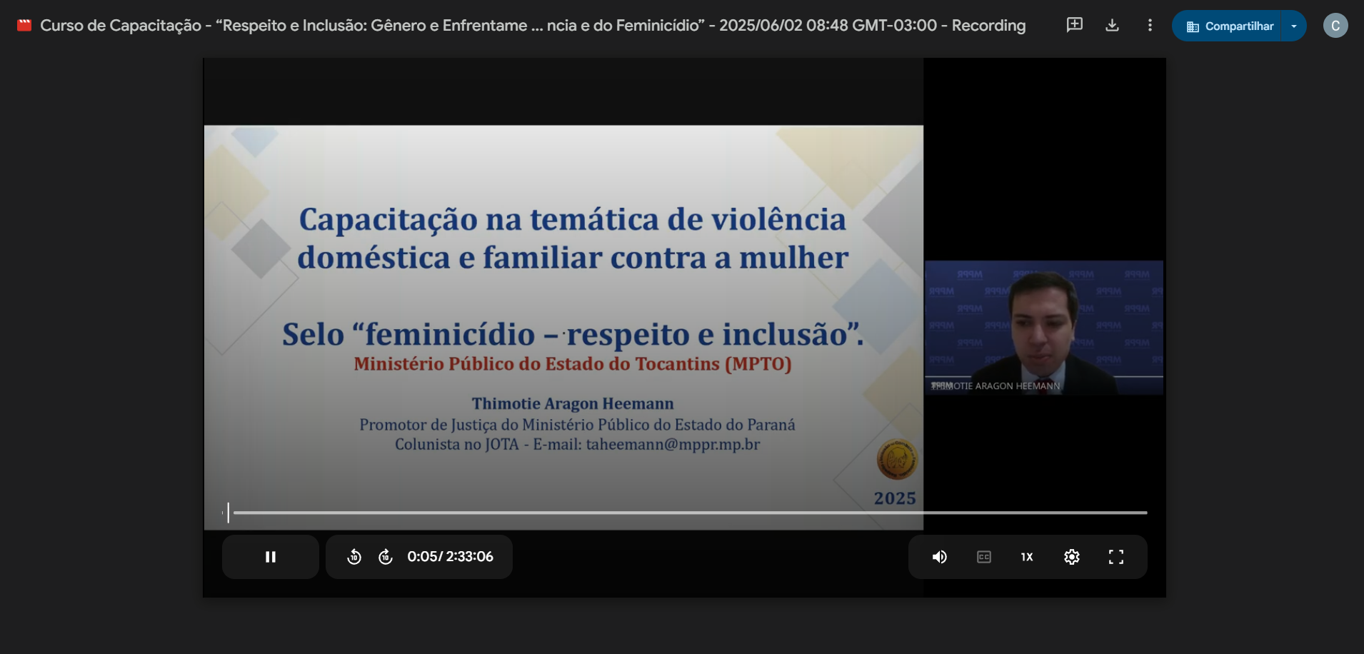 O promotor de Justiça do MPMT Renee do Ó Souza abordou a Política de Atendimento e Proteção às Vítimas de Crimes