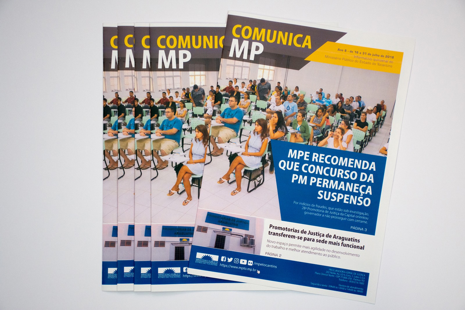 Publicação é editada pela Assessoria de Comunicação do MPE