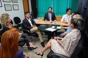 A audiência administrativa foi presidida pelo promotor de Justiça Thiago Ribeiro, atuante na área da saúde