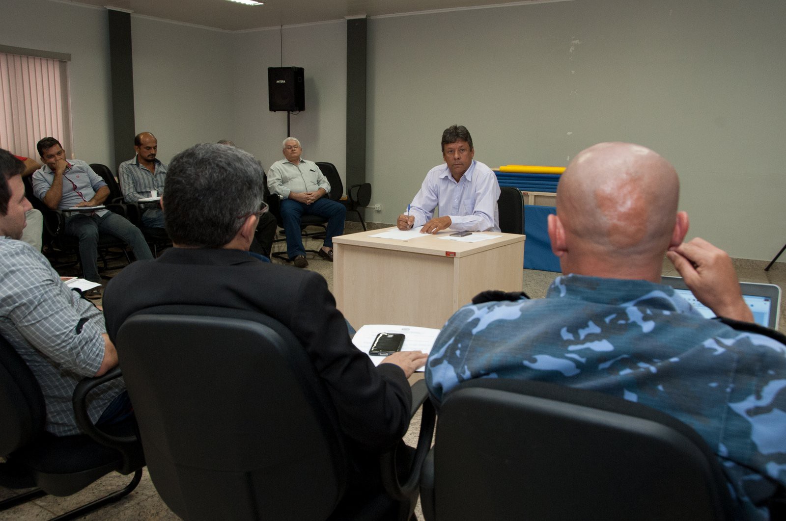 Promotor de Justiça Pedro Geraldo coordenou a reunião