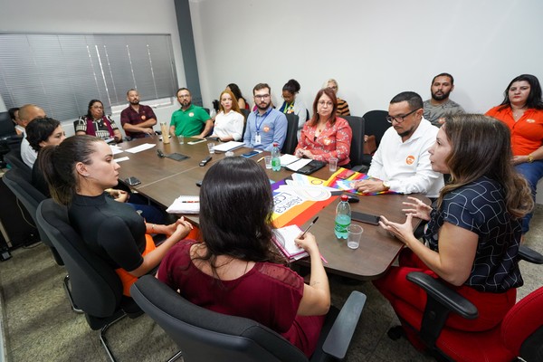 O encontro foi conduzido pela coordenadora do Caoccid, promotora de Justiça Isabelle Figueiredo.