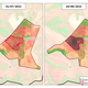 Registro da área queimada - antes e depois