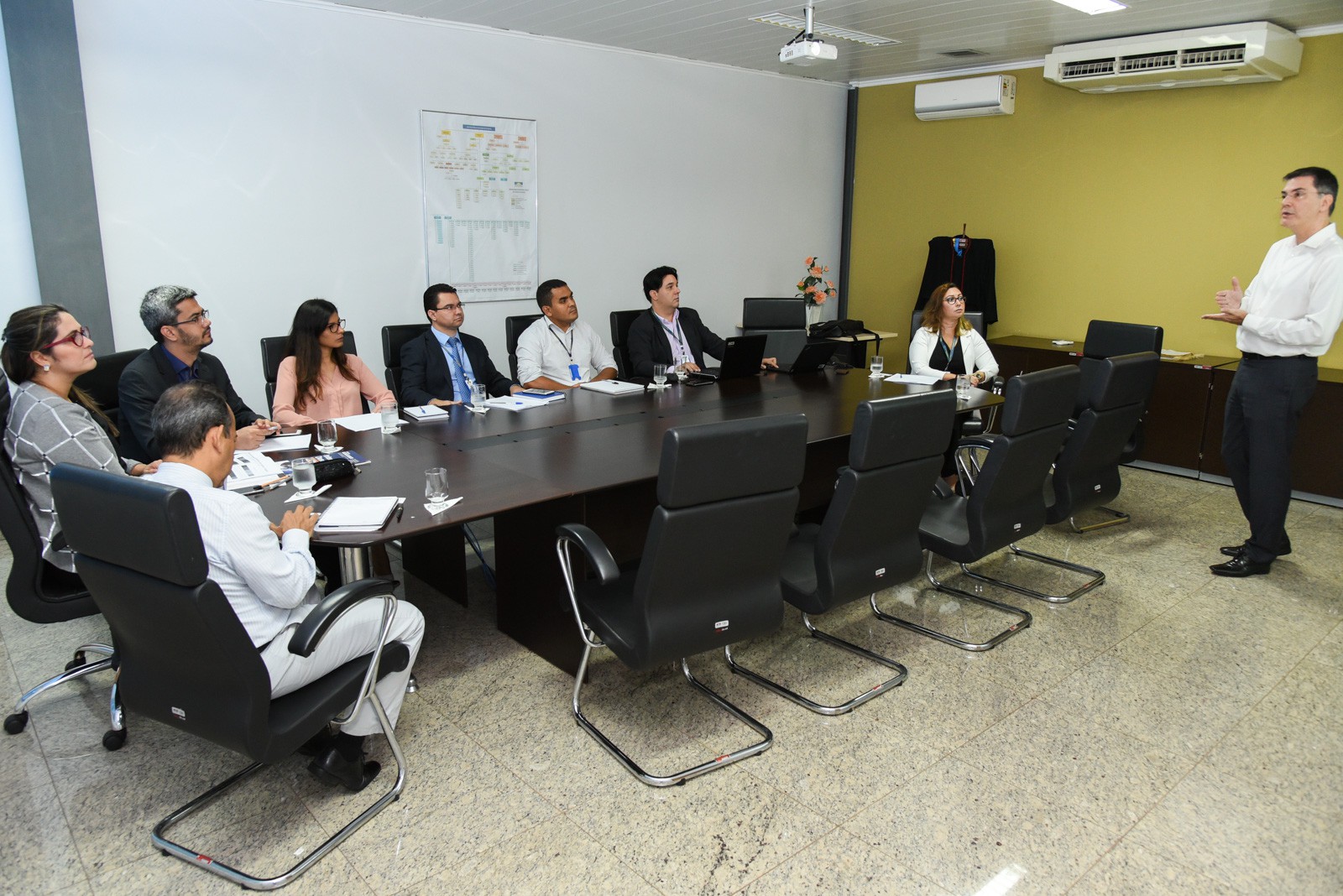 Reunião ocorreu na sede do MPE, em Palmas (Foto: Marcelo de Deus)