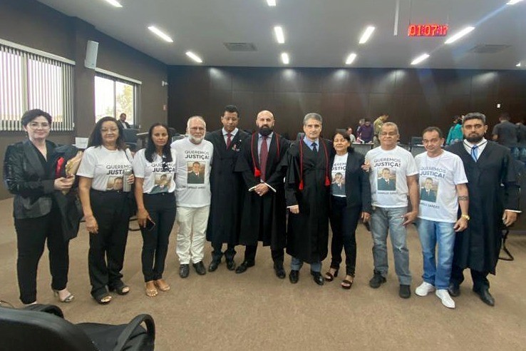 Tribunal do Juri que condenou os réus em 2022 foi acompanhado por familiares da vítima