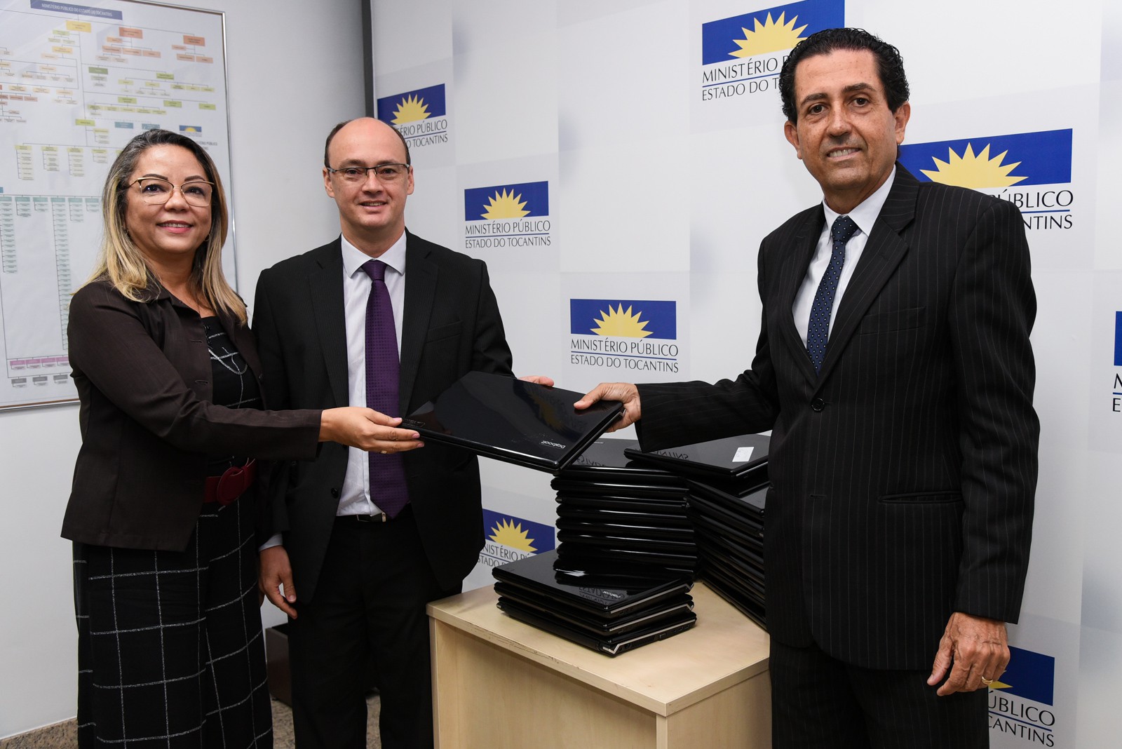 José Omar e representantes da SSP