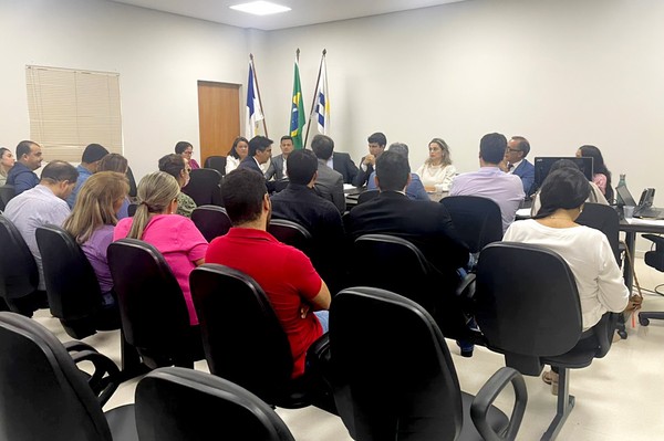 Registro da audiência, que ocorreu no Fórum de Palmas