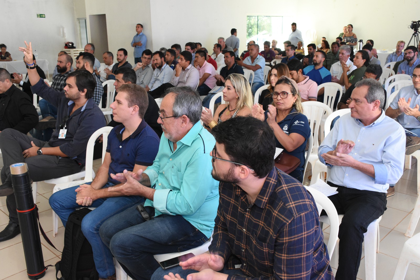 Audiório ficou lotado durante a audiẽncia pública