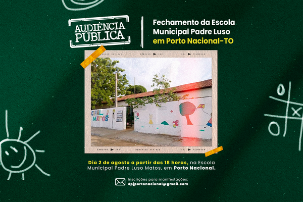 As inscrições para a audiência podem se feitas por e-mail