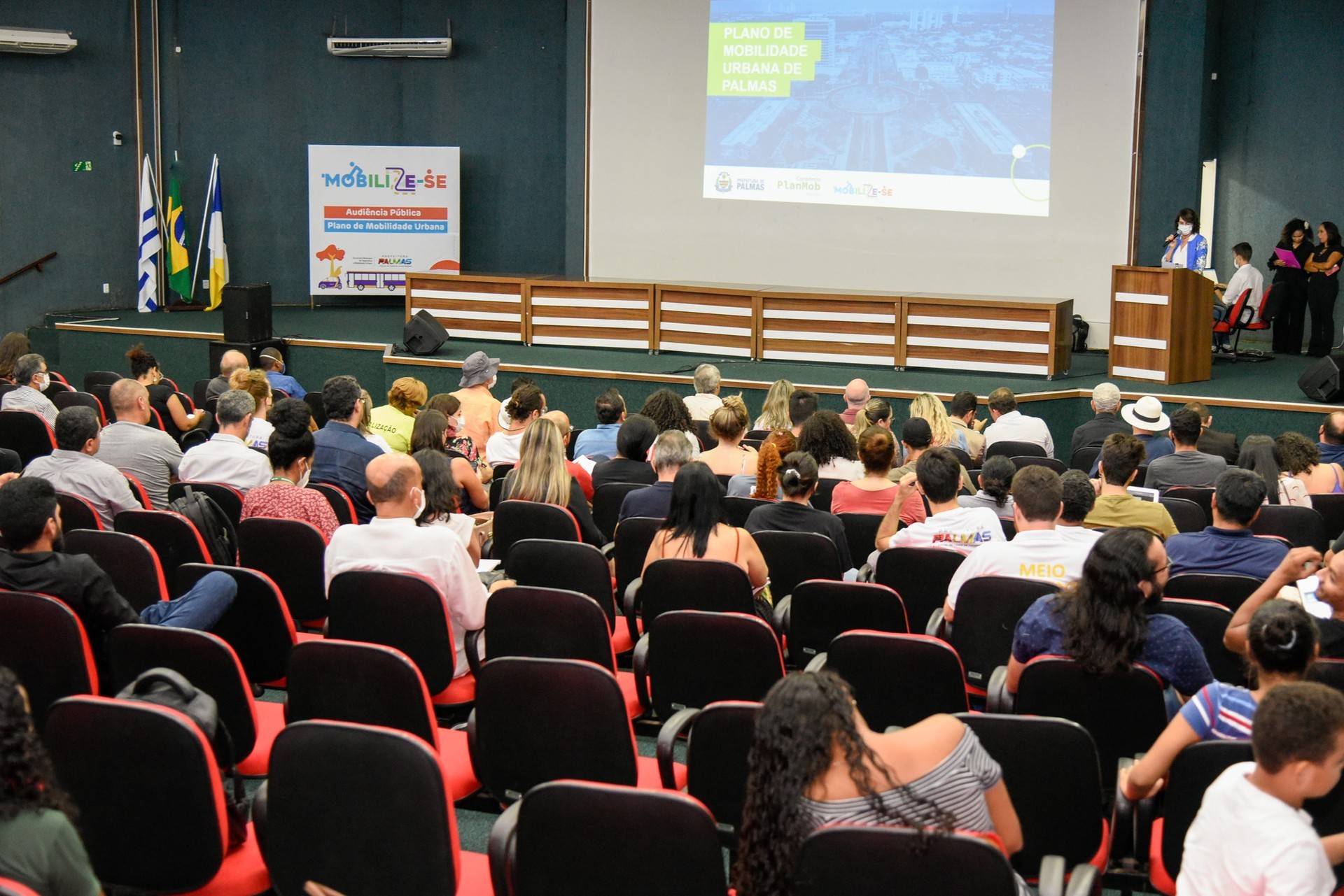 Audiência pública realizada pada discutir o Plano de Mobilidade Urbana de Palmas