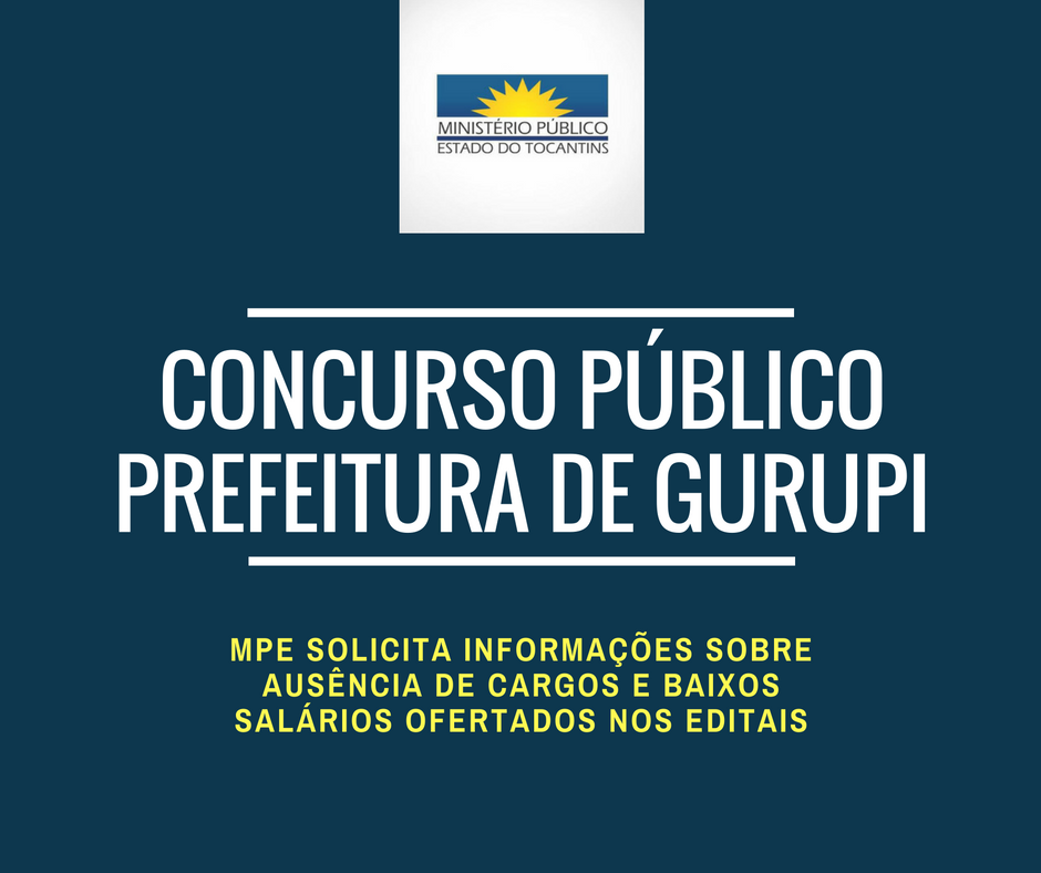Prefeitura tem 10 dias para encaminhar informações sobre o concurso