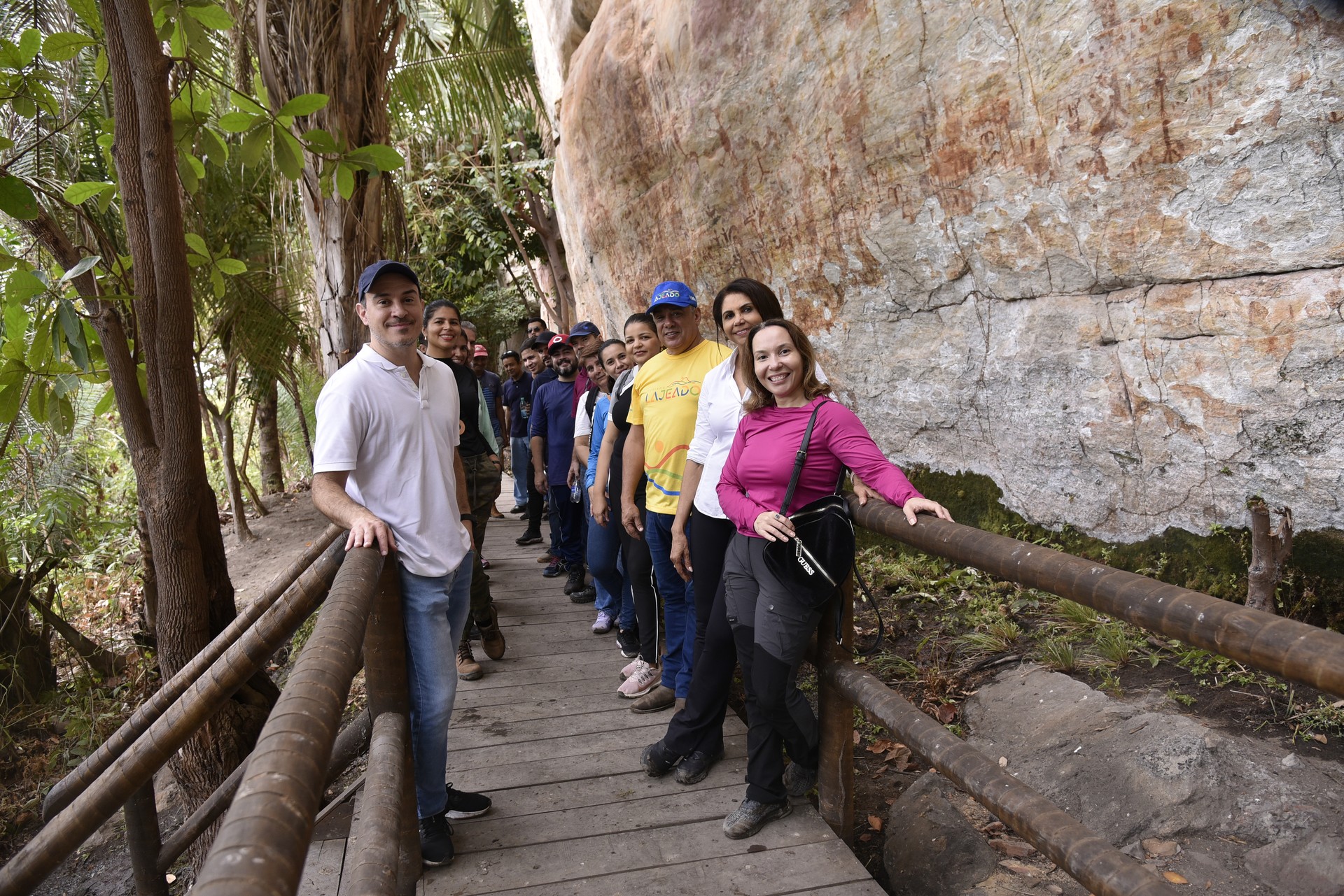 Visita ao Sítio Arqueológico Caititu, localizado em Lajeado.