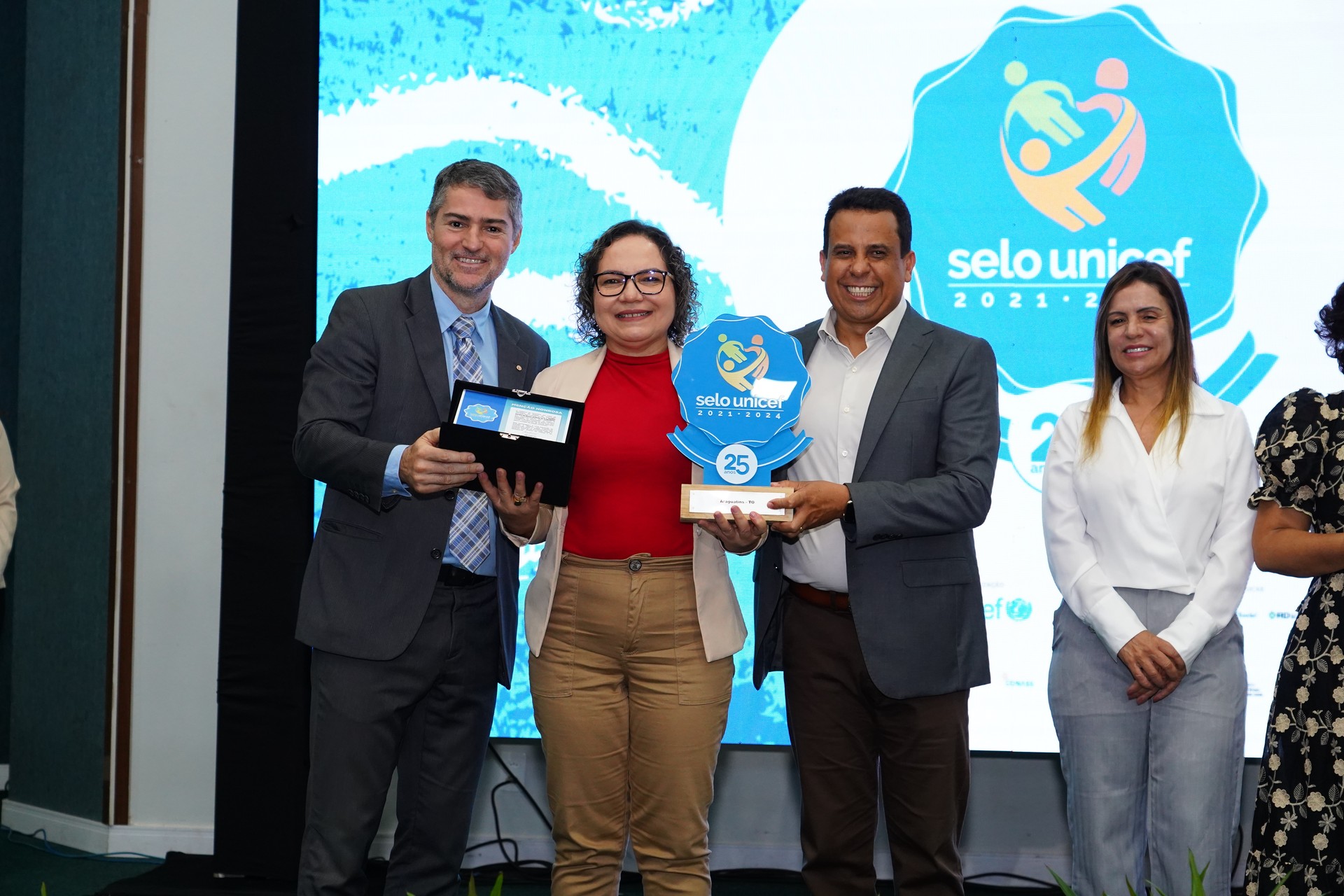 Premiação Selo Unicef 2021-2024 no Tocantins