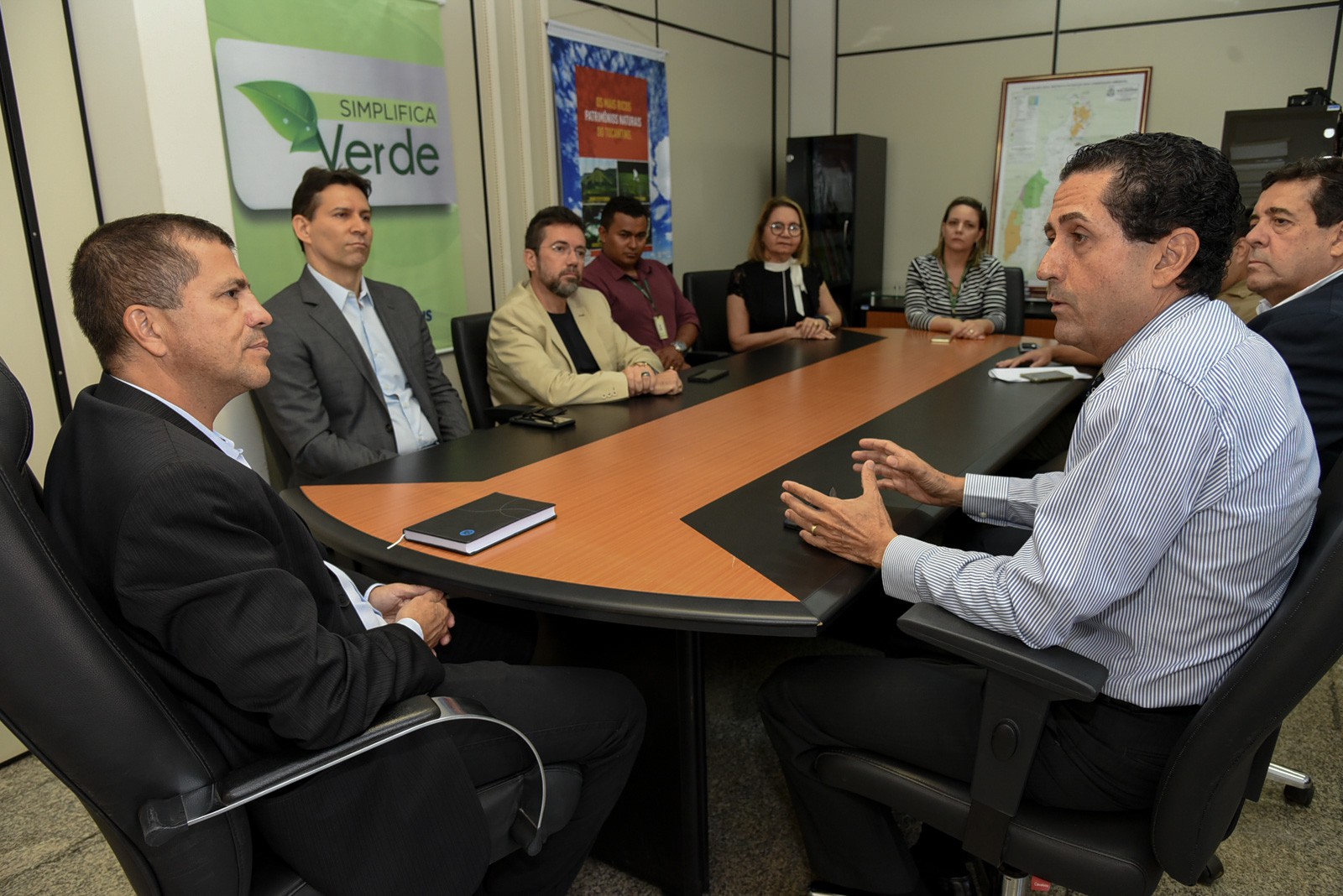 PGJ ao lado do presidente do Naturatins