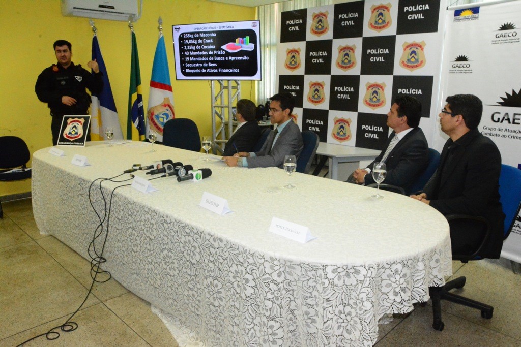 Entrevista coletiva das instituições envolvidas nas investigações