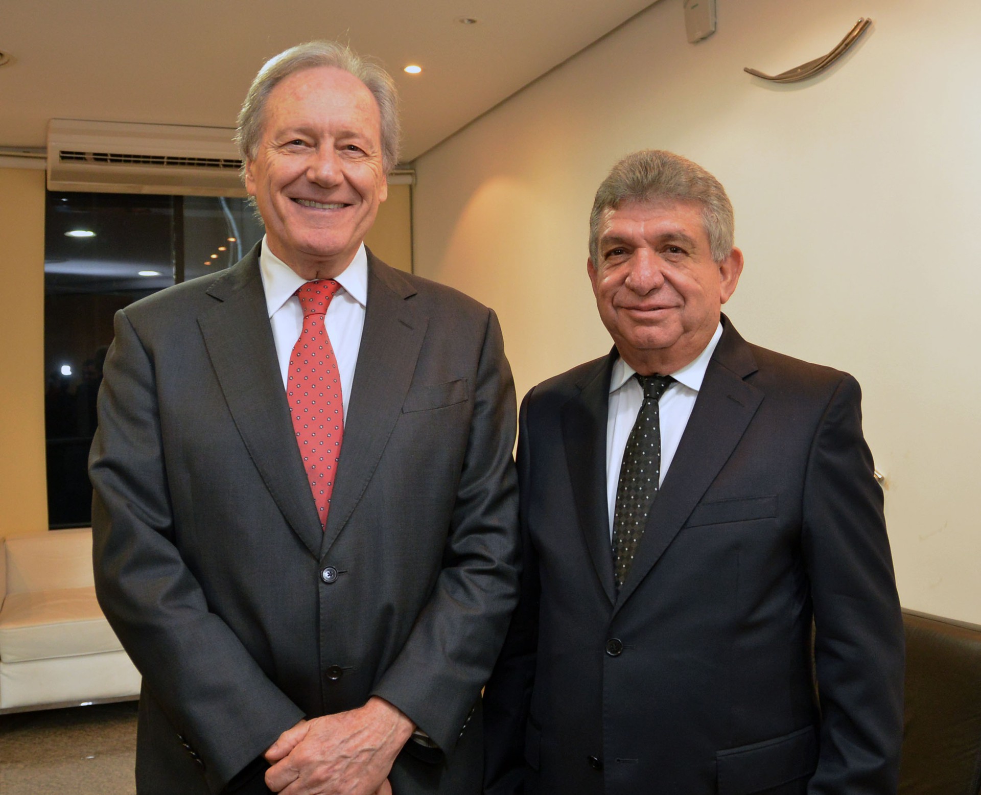 Clenan Pereira ao lado do ministro presidente do STF