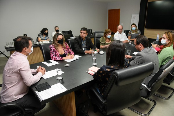 Promotora de Justiça Araína Cesárea reuniu-se com gestores da saúde do Estado e do Município de Palmas