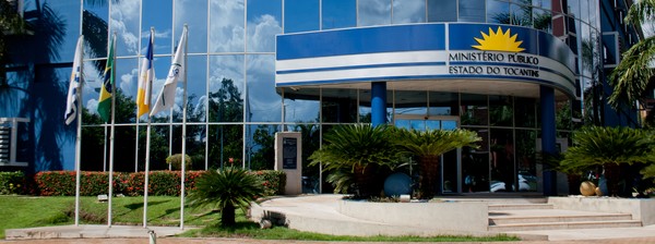 Fachada da sede do MPTO, em Palmas, onde será realizada a posse de novos promotores