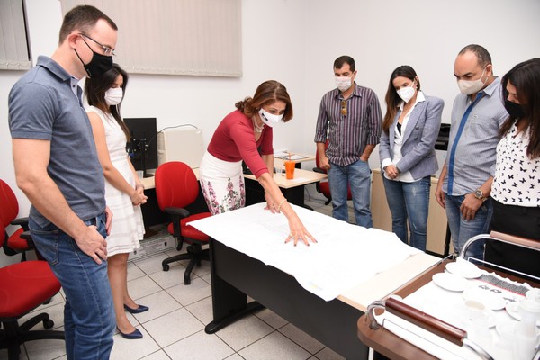 Membros analisam projeto da sede das Promotorias de Justiça de Gurupi