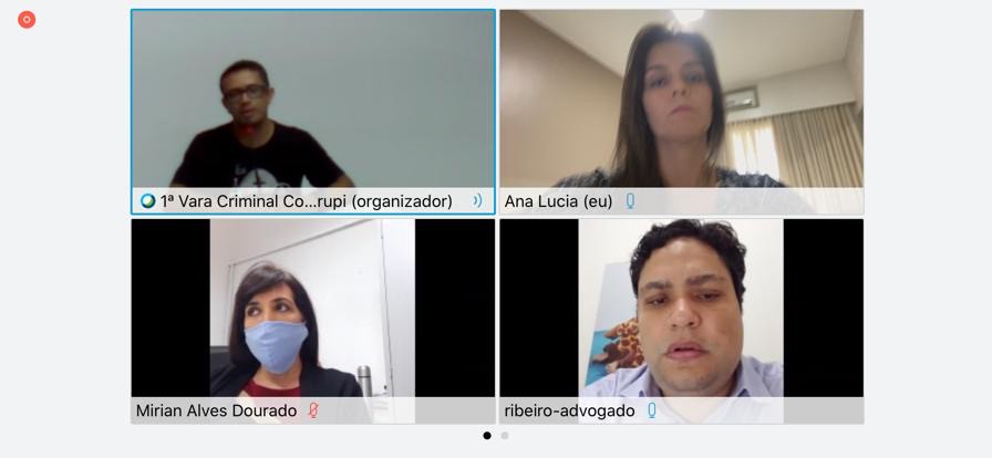 Em Gurupi, duas audiências foram realizadas nesta segunda-feira