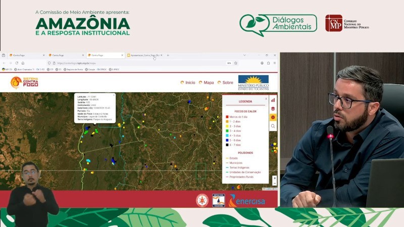Servidor Marlon Freitas participou da apresentação do \\\"Contra Fogo\\\", em Brasília