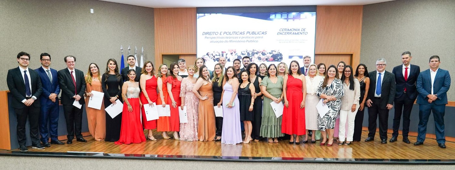 O curso formou membros e servidores do Ministério Público do Tocantins (MPTO) e do Sistema de Justiça