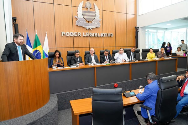 Audiência pública na Câmara Municipal de Palmas.