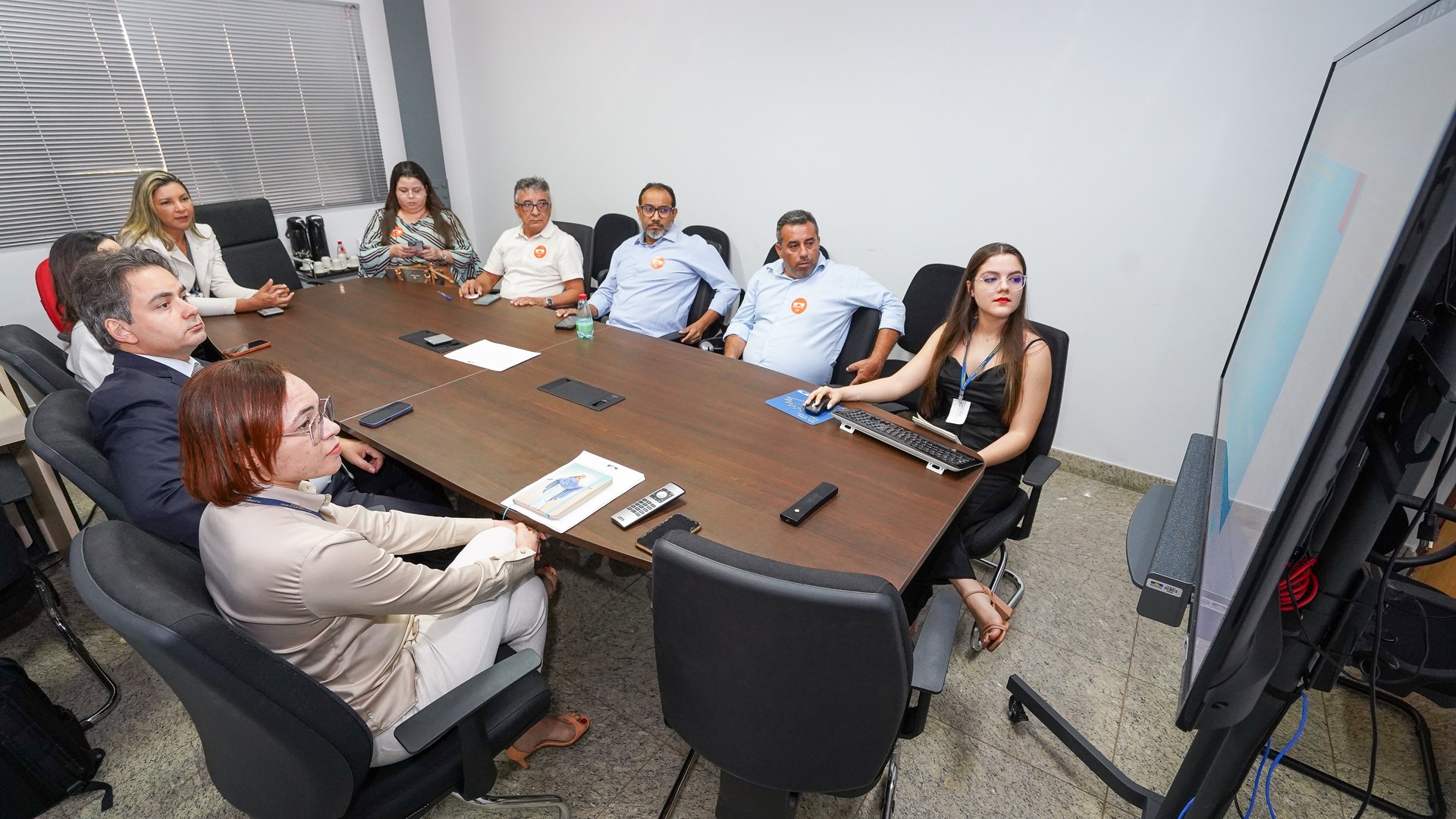 Na sede da PGJ, estiveram presentes gestores dos municípios de Guaraí e Tabocão