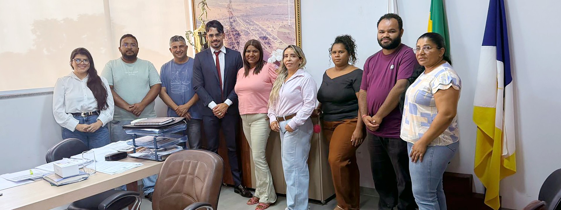 Reunião entre o MPTO e a prefeitura de Sandolândia