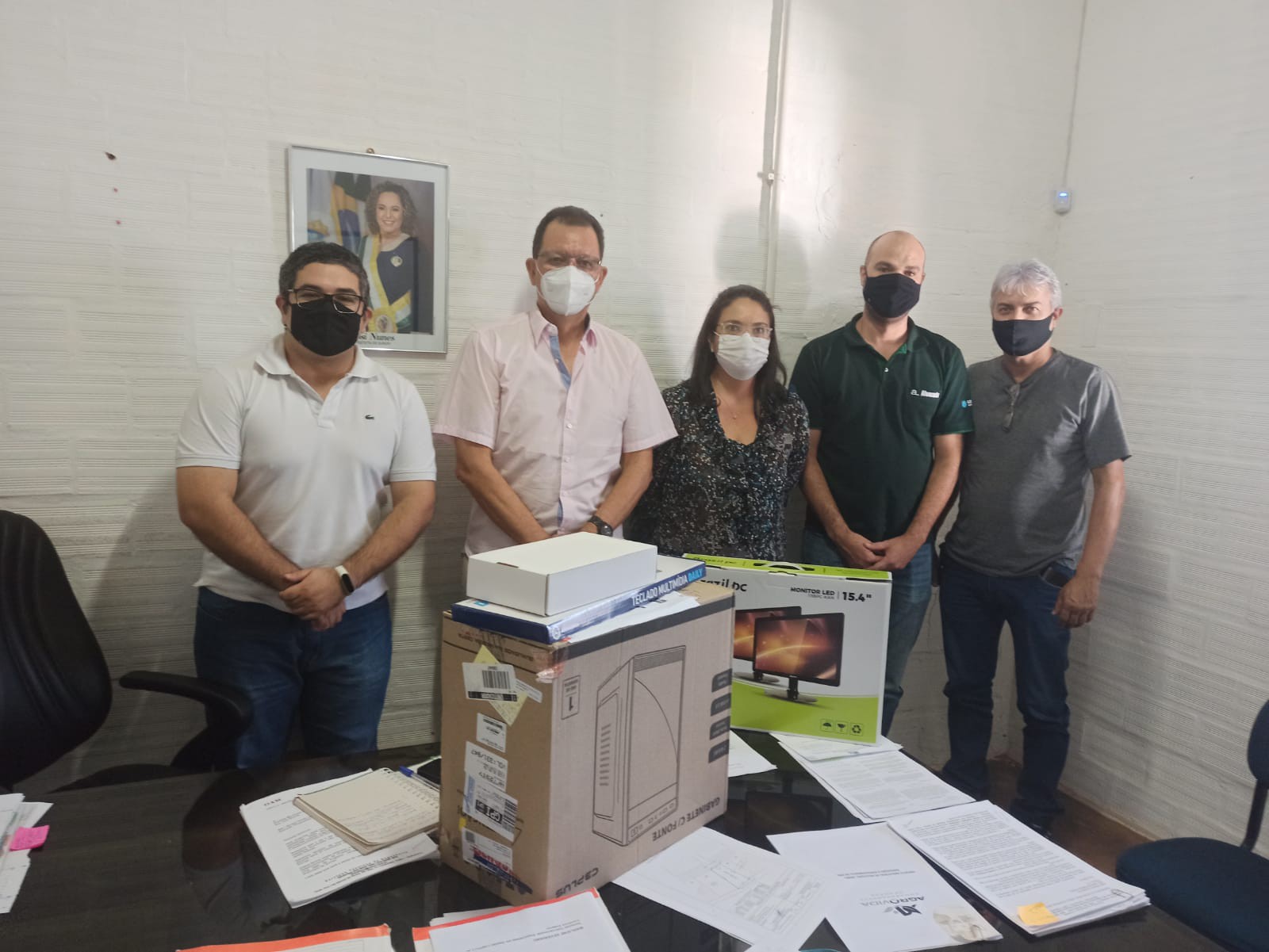 Os equipamentos foram entregues à Diretoria de Meio Ambiente nesta segunda-feira, 10
