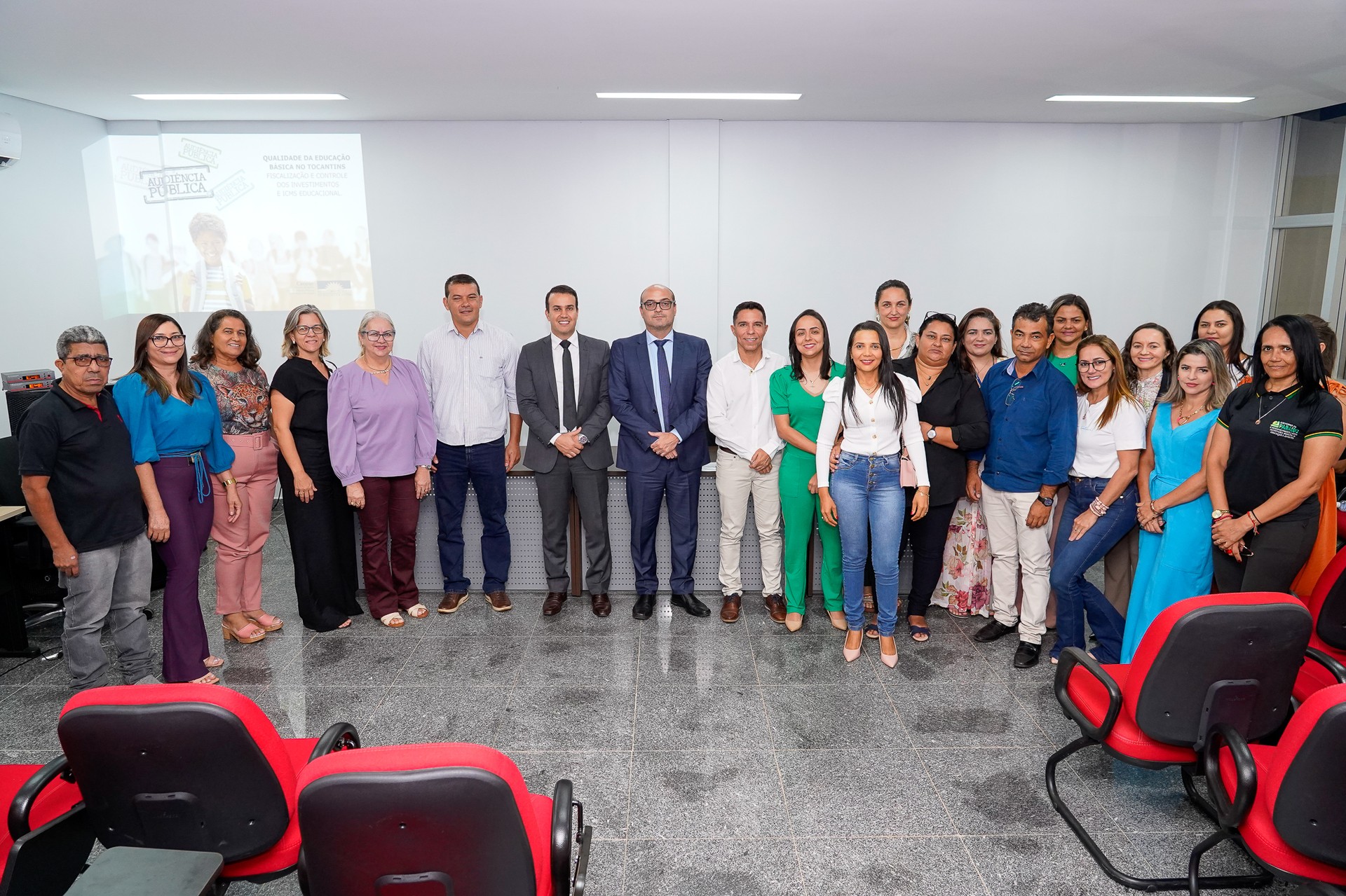 Integrantes do MPTO e gestores municipais - período da tarde