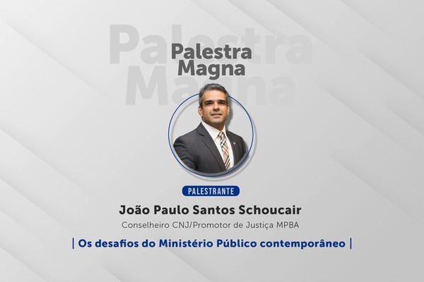 Palestra de  João Paulo Santos Schoucair ocorrerá dia 29