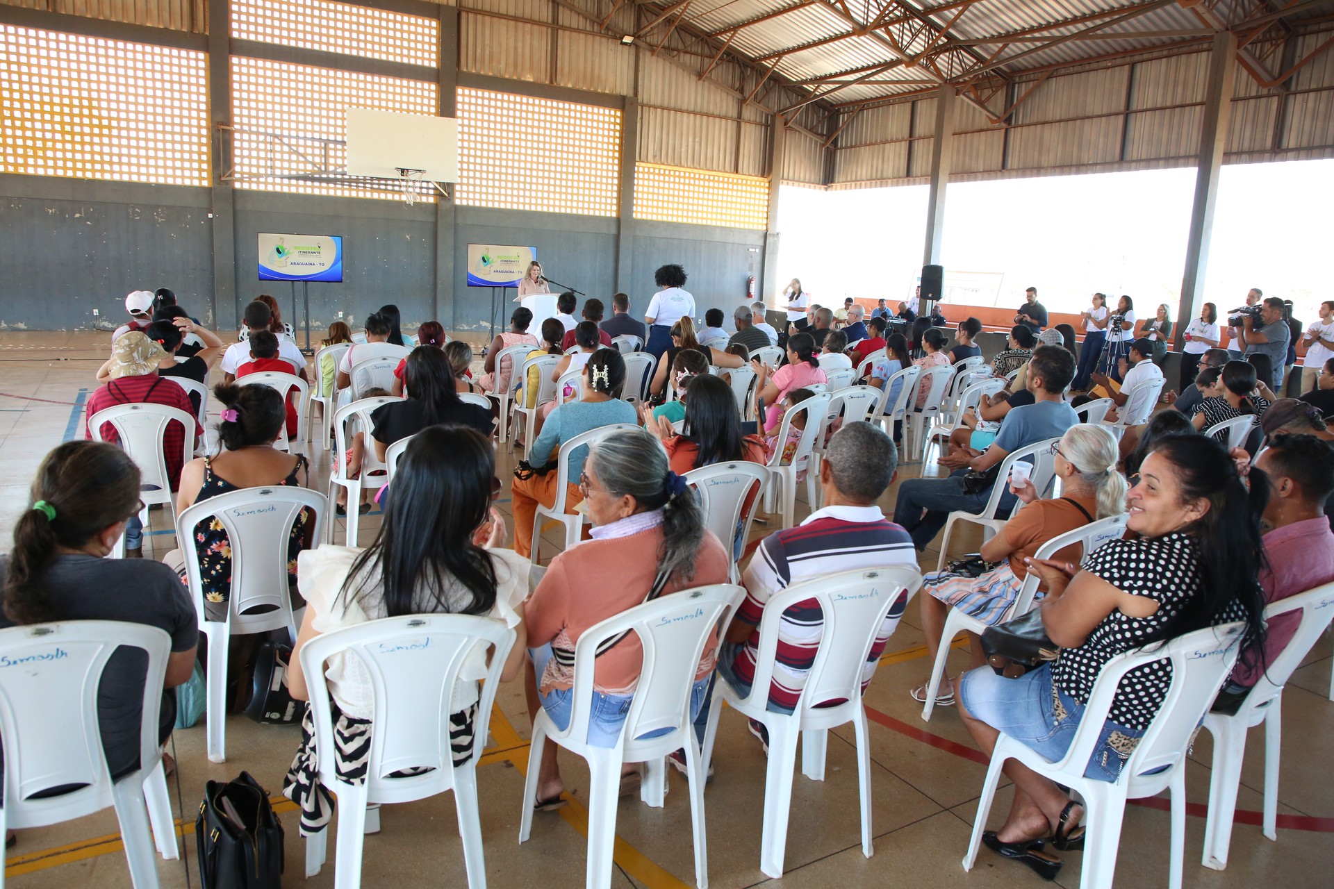 A ação teve o lançamento na Escola Municipal Joaquim Sabino dos Santos e segue até 26 de julho, em diversas escolas da cidade.