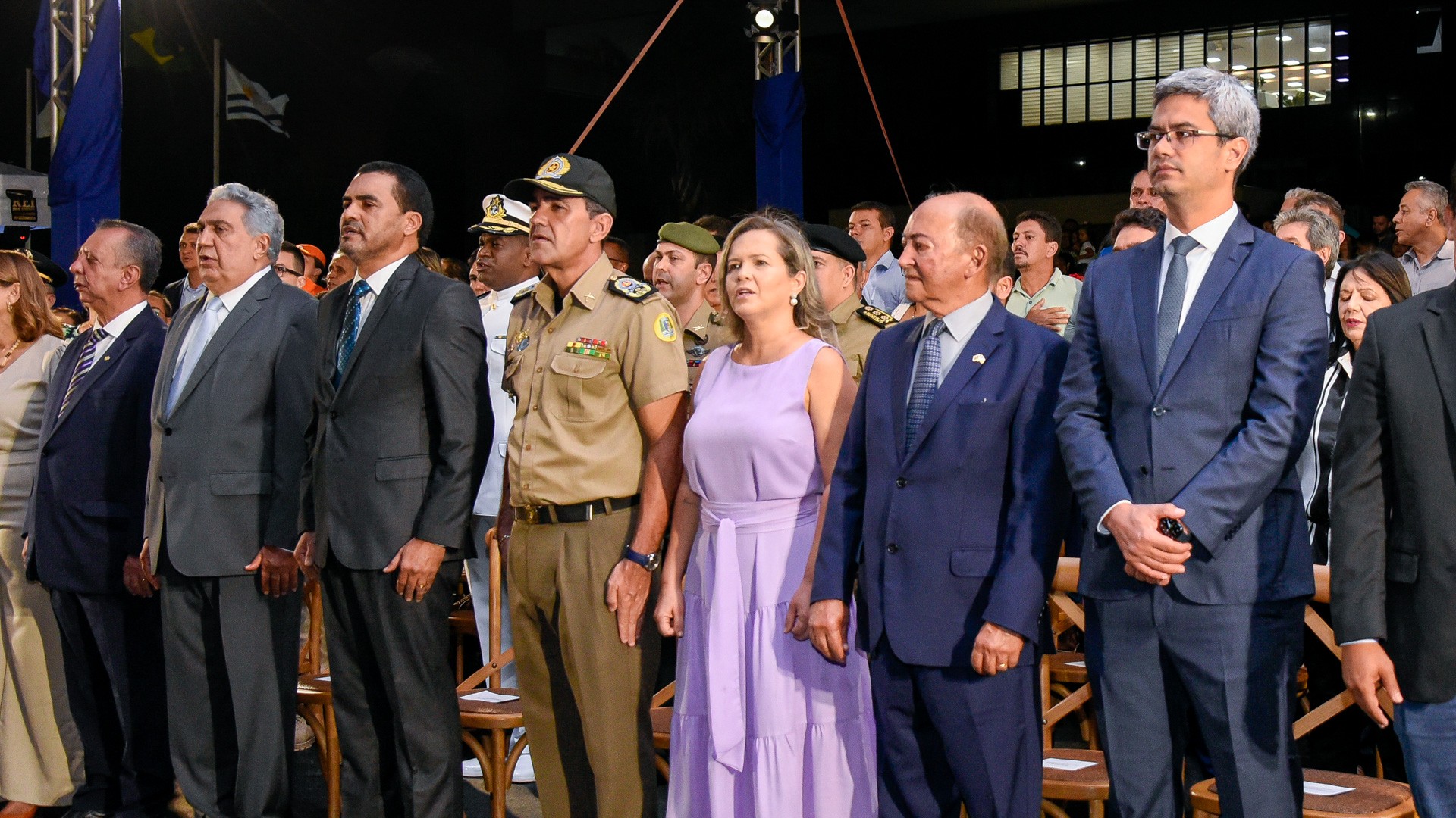 Cerimônia foi realizada na Praça dos Girassóis, em frente ao Palácio Araguaia