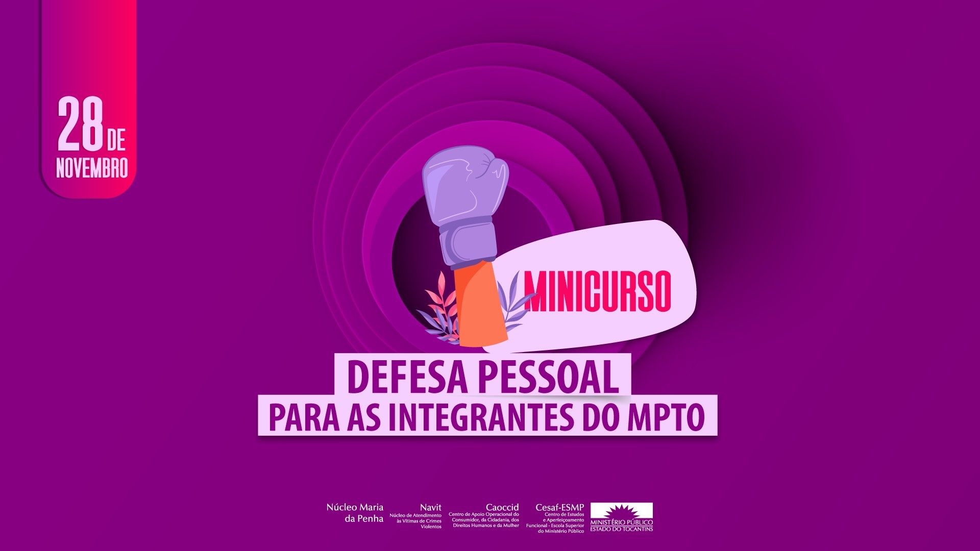 A capacitação será realizada no dia 28 de novembro, às 9h, no Espaço Conviver, no térreo, em Palmas