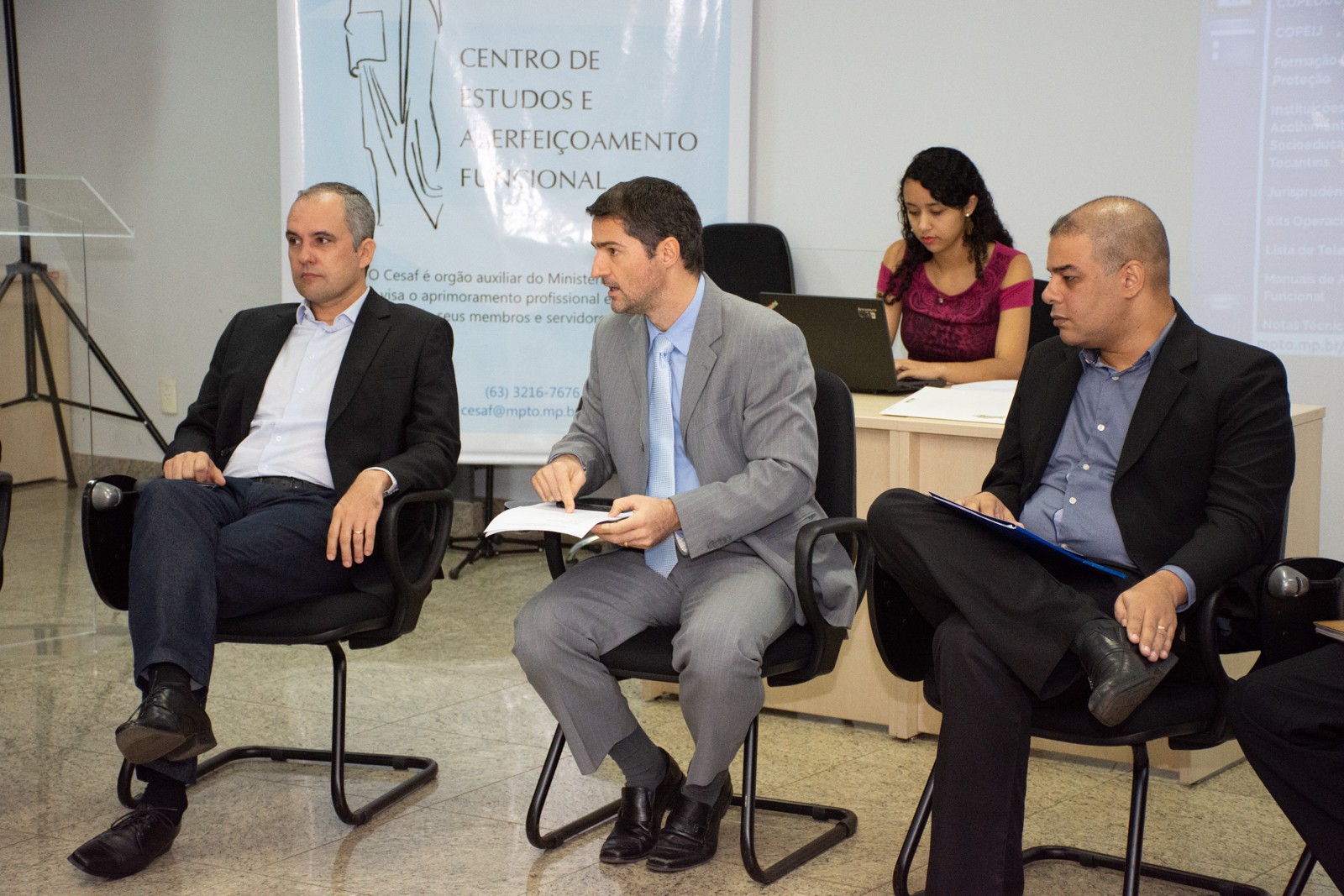 reunião foi conduzida pelo coordenador do Caopij