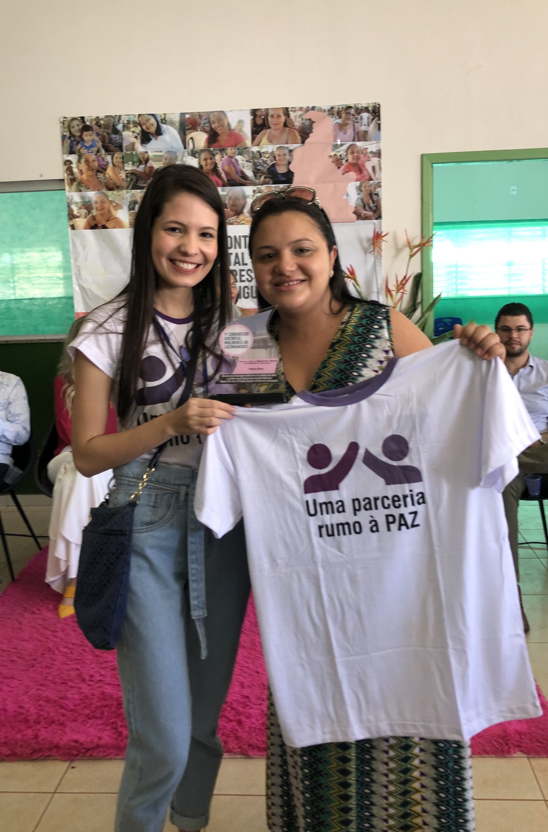 Núcleo Maria da Penha abordou violência doméstica e a Lei Maria da Penha no evento. 