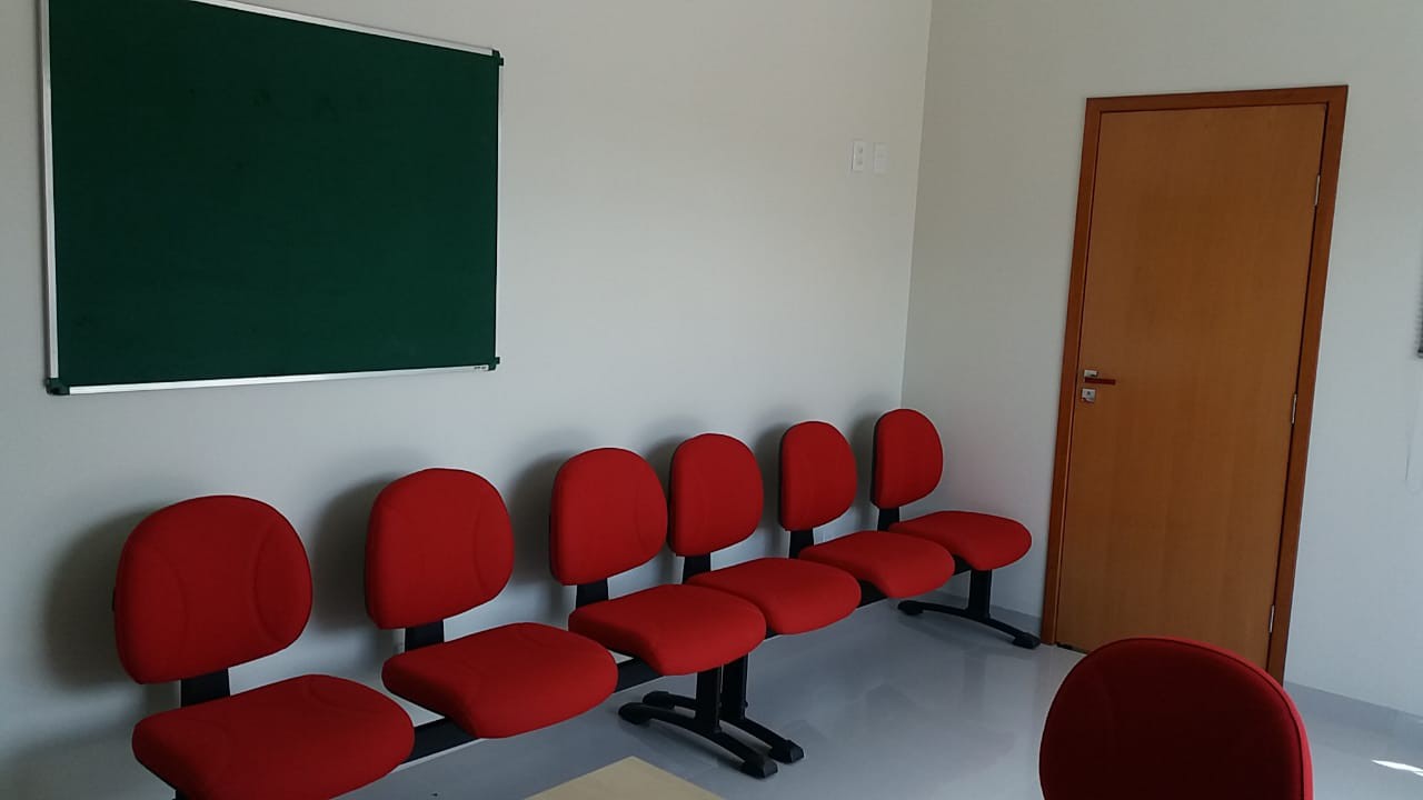 Detalhe da recepção