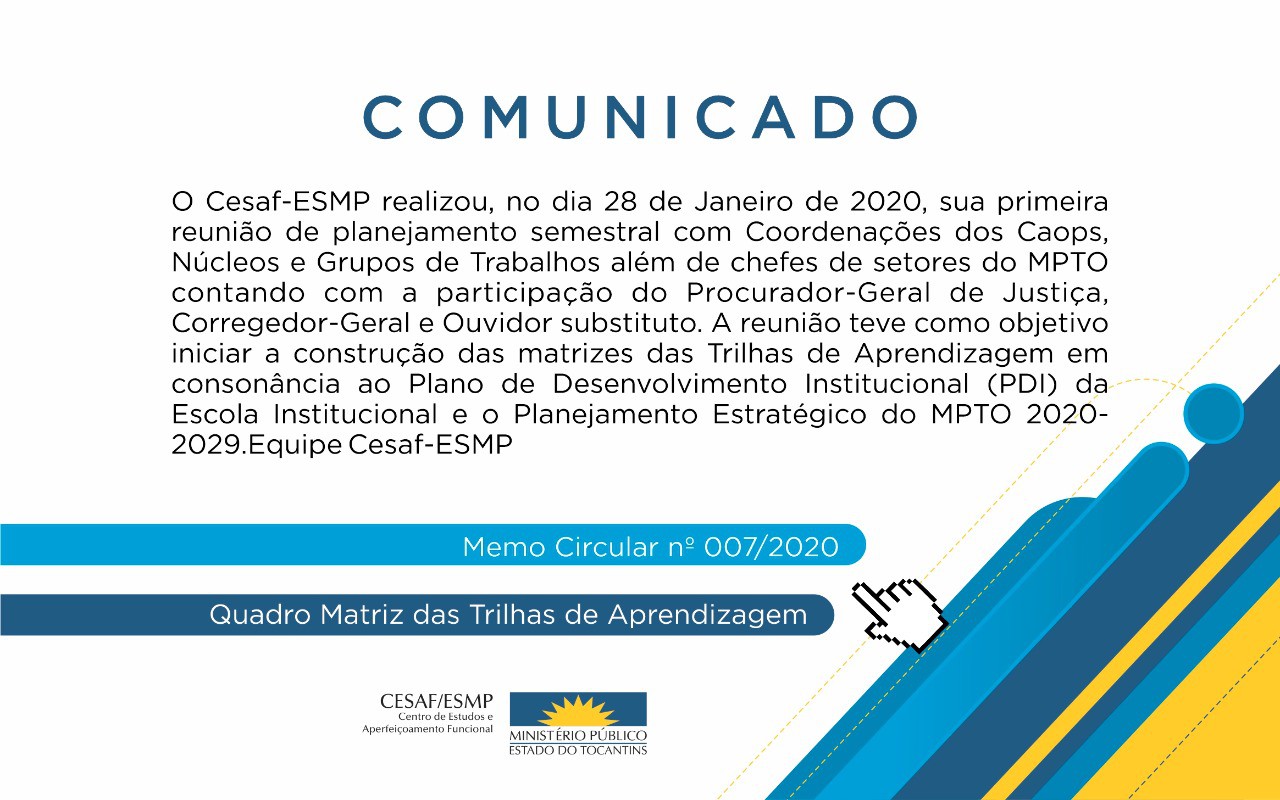 Planejamento 2021 Cesaf-ESMP