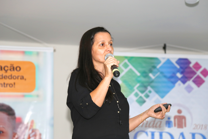 Doutora em Educação a servidora do Caopije, Cleivane Peres, abordou  os Planos de Educação, Financiamento e Direito de Aprendizagem